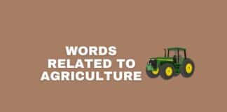 Words related to agriculture featured image from Capitalize My Title.
