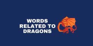 Words related to dragons featured image from Capitalize My Title.