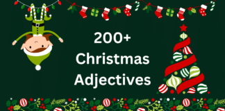 200+ Christmas Adjectives