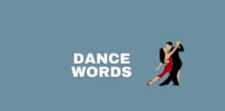 Dance words featured image from Capitalize My Title.