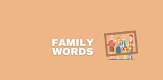 Family words featured image from Capitalize My Title.