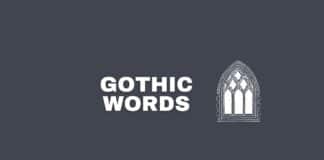 Gothic words featured image from Capitalize My Title.