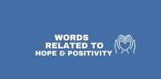 Words related to hope and positivity featured image from Capitalize My Title.