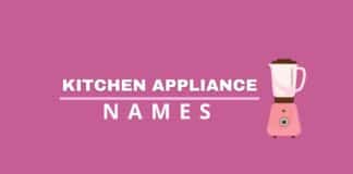 Kitchen appliance names featured image from Capitalize My Title.