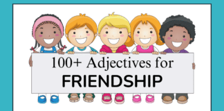 Friendship Adjectives