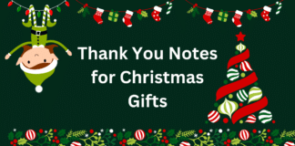 Thank You Notes For Christmas Gifts