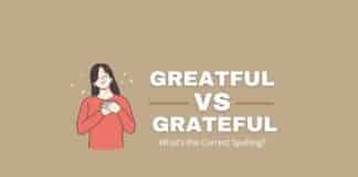 Greatful vs grateful featured image from Capitalize My Title.