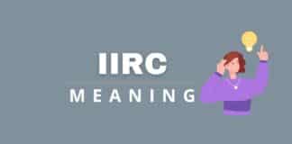 Capitalize My Title's featured image for IIRC meaning article