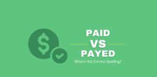 Paid vs payed featured image from Capitalize My Title.