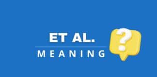 Et al. meaning featured image from Capitalize My Title.