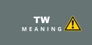 What does TW mean featured for Capitalize My Title's TW meaning article