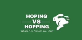Hoping vs hopping featured image from Capitalize My Title.