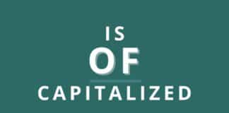 Capitalized My Title's is of capitalized in a title featured image
