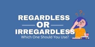 Regardless or irregardless featured image from Capitalize My Title.