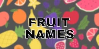 Fruit names featured image from Capitalize My Title
