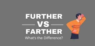 Further vs farther featured image from Capitalize My Title.