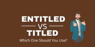 Entitled vs titled featured image from Capitalize My Title