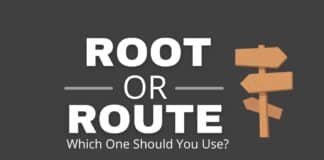 Root or route featured image from Capitalize My Title.