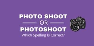 Photo Shoot or photoshoot featured image from Capitalize My Title