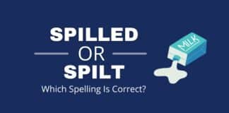Capitalize My Title's featured image for spilled or spilt article