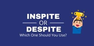 Inspite or despite featured image from Capitalize My Title.