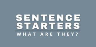 Sentence starters featured image from Capitalize My Title.