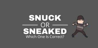 Snuck or sneaked featured image from Capitalize My Title.