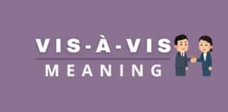 Vis-à-vis meaning featured image