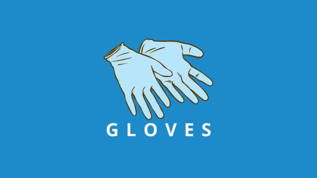 Photo of gloves for Capitalize My Title's lab equipment names