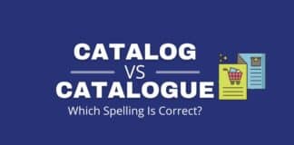 Catalog vs catalogue featured image from Capitalize My Title.