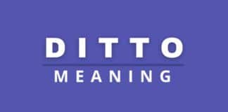 Featured image for ditto meaning post.