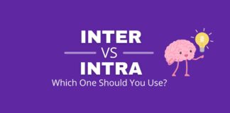 Inter vs intra featured image from Capitalize My Title.
