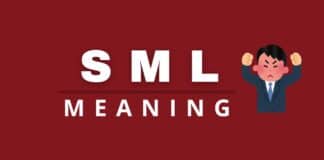 Featured image with SML meaning text