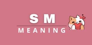 Featured image with SM meaning text
