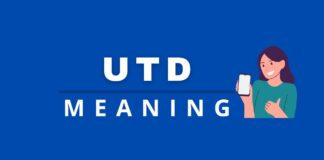 Featured image with UTD meaning text