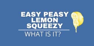 Featured imeage with easy peasy, lemon squeezy.