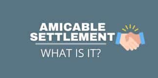 Amicable settlement featured image from Capitalize My Title.