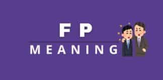 Featured image with FP meaning text