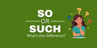 Featured image with so or such text