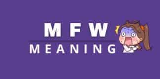 Featured image with MFW meaning text