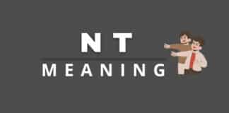 Featured image with NT meaning text.