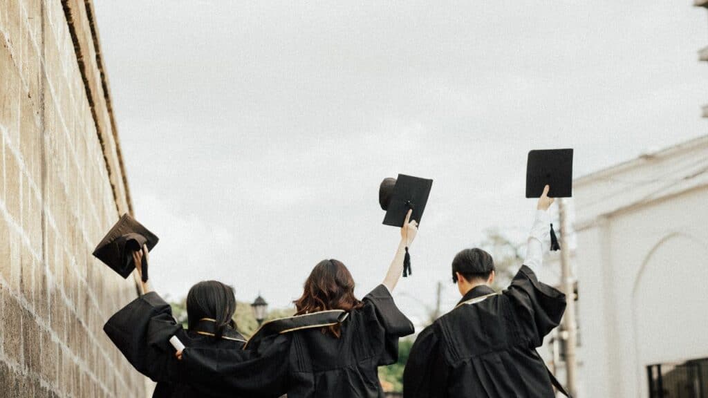 Students graduating