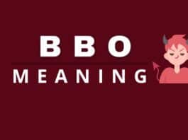 Featured image with BBO meaning text