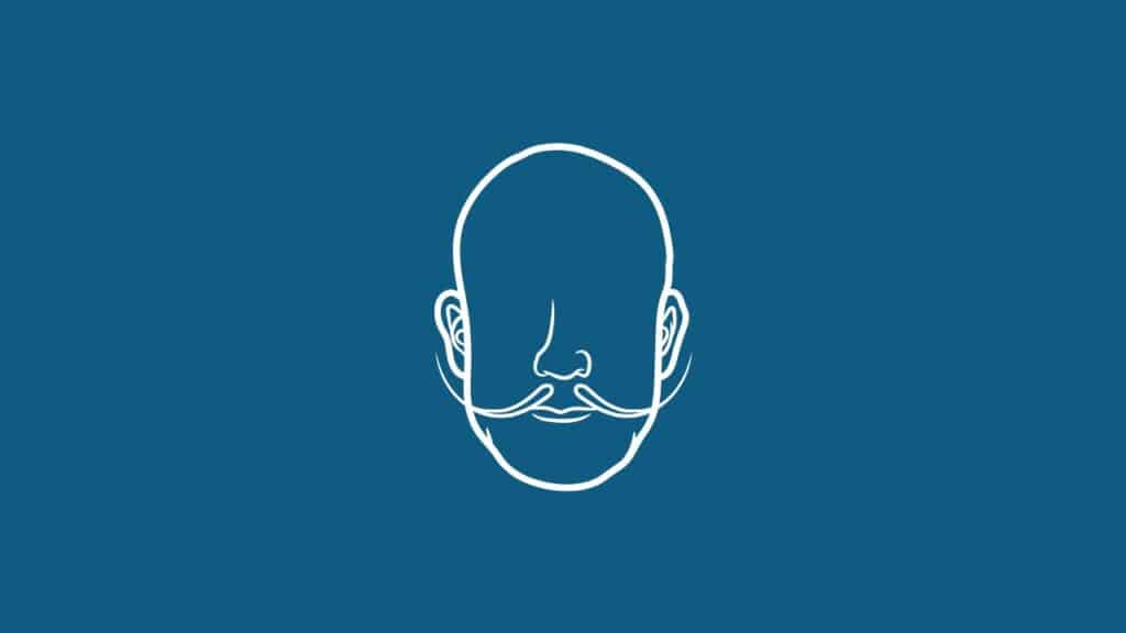 Photo showing what a dali beard looks like