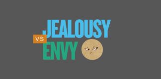 Featured image with jealousy vs envy text