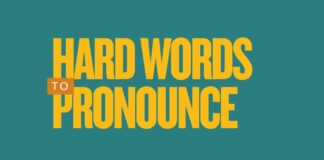 Featured image with hard words to pronounce text.