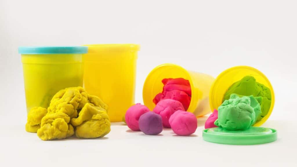 Photo of Play-Doh tubs