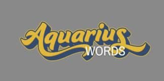 Featured image for words related to Aquarius