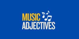 Featured image for Capitalize My Title's music adjectives guide.