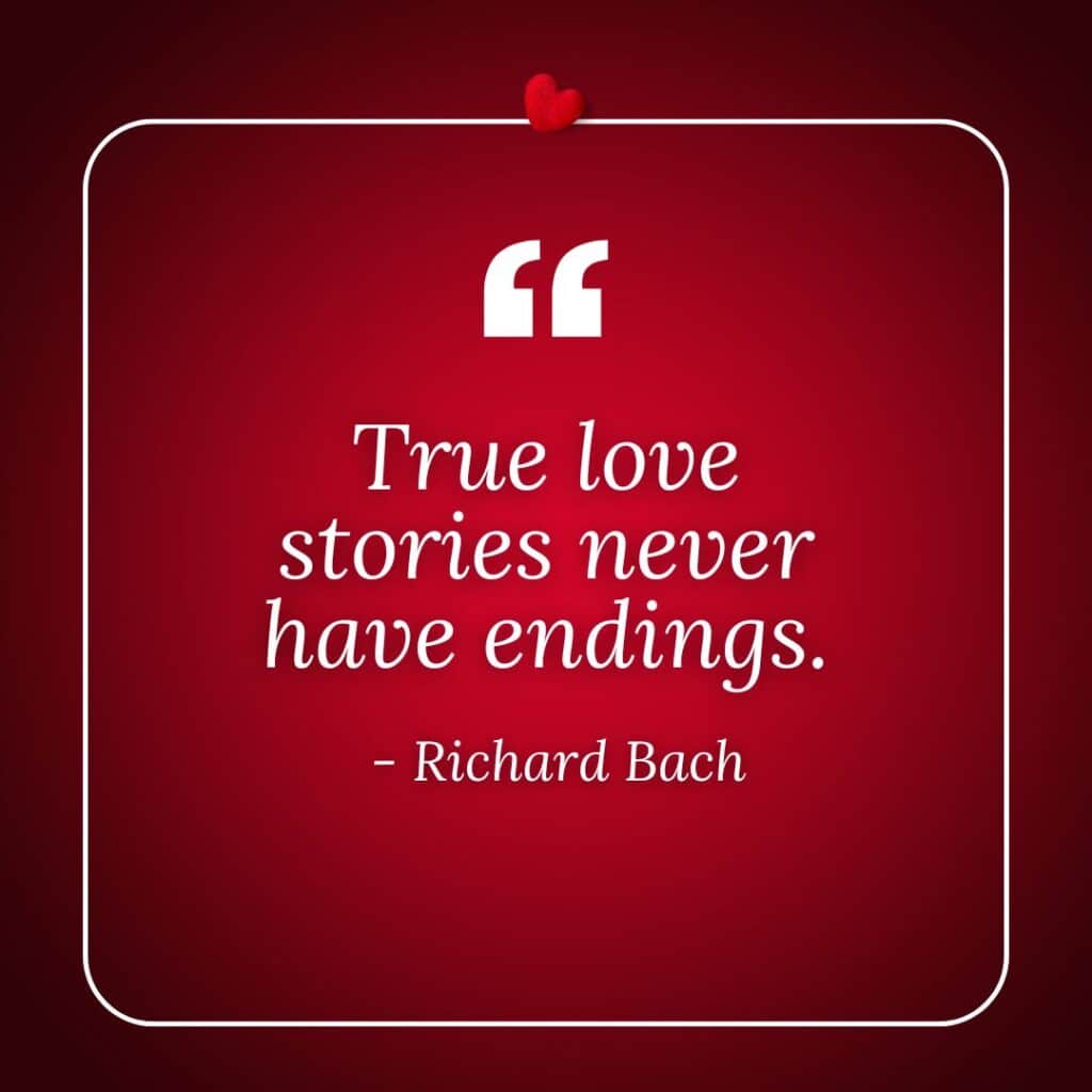 Photo showing a famous 10th year anniversary quote